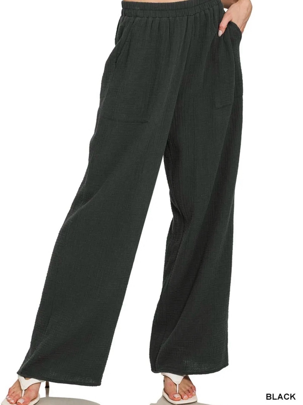 #59 ZENANA DOUBLE GAUZE PANT